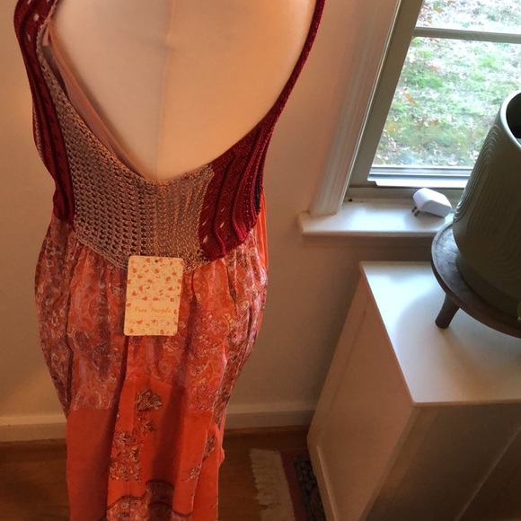 NWT FREE PEOPLE crochet and cotton dress - Picture 5 of 9